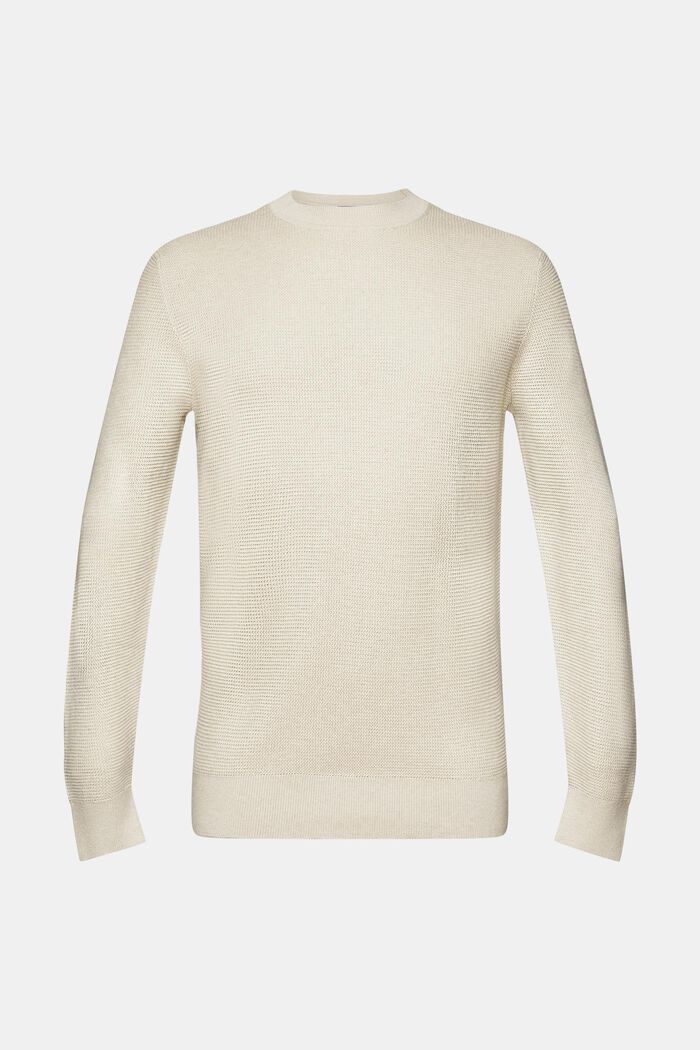 Maglione a righe, LIGHT TAUPE, detail image number 5