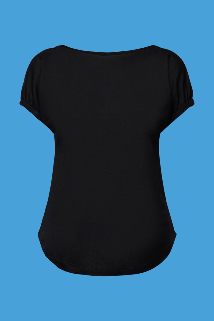 T-shirt con maniche elasticizzate, BLACK, detail image number 6