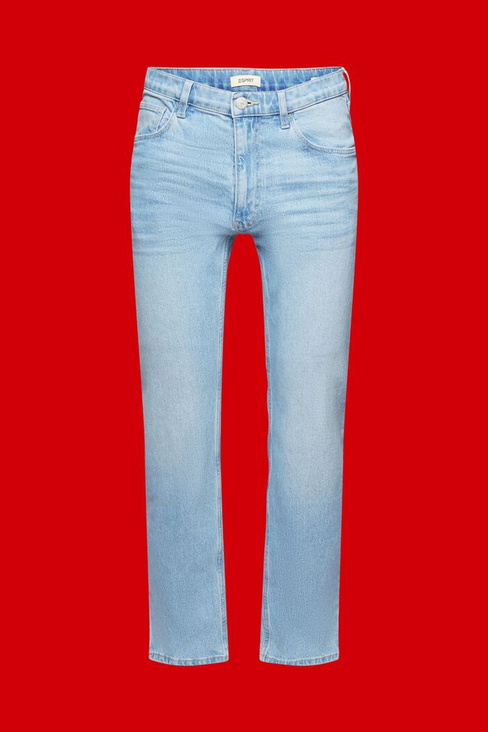 Jeans straight fit, BLUE BLEACHED, detail image number 6