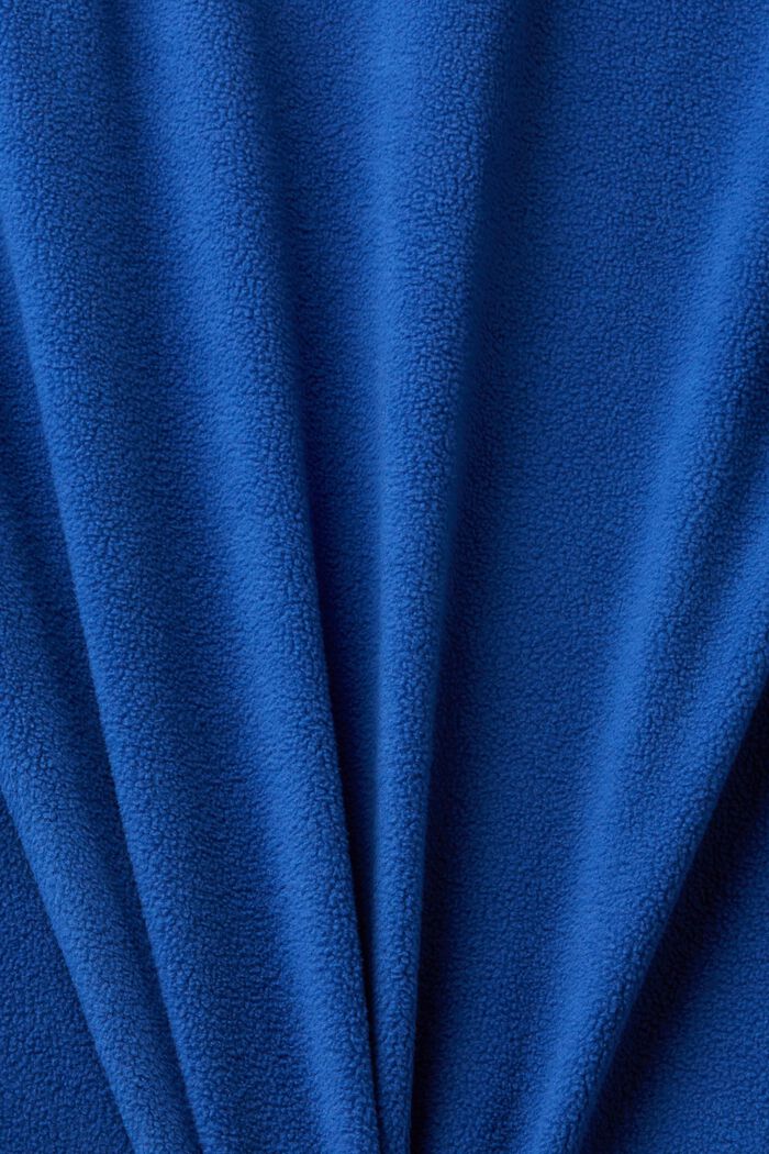 Maglia in pile a maniche lunghe, BRIGHT BLUE, detail image number 4