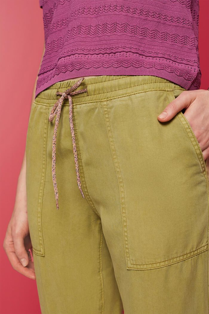 Pantaloni con cintura elastica, PISTACHIO GREEN, detail image number 2