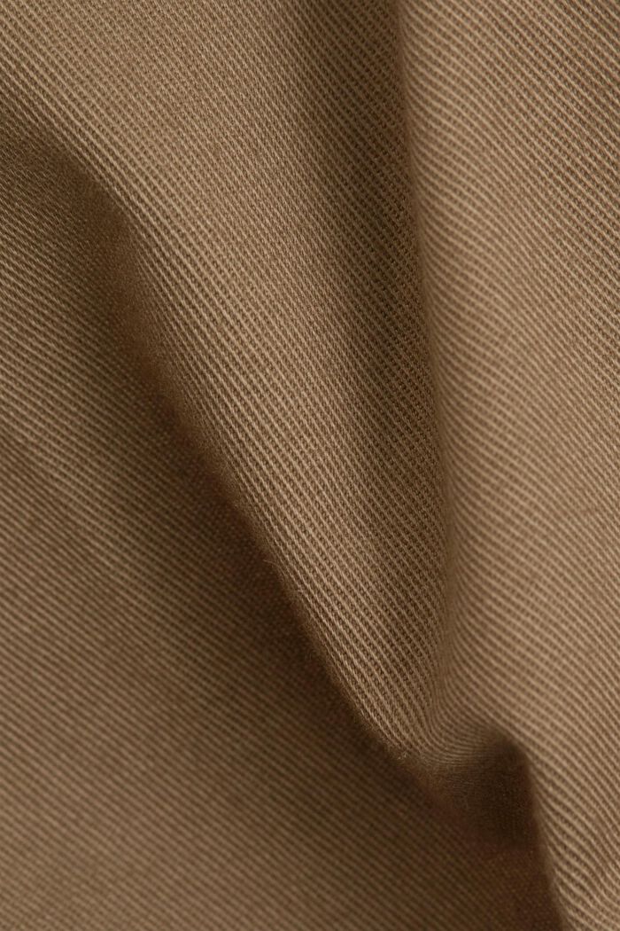 Pantaloni chino elasticizzati con cotone biologico, BEIGE, detail image number 4