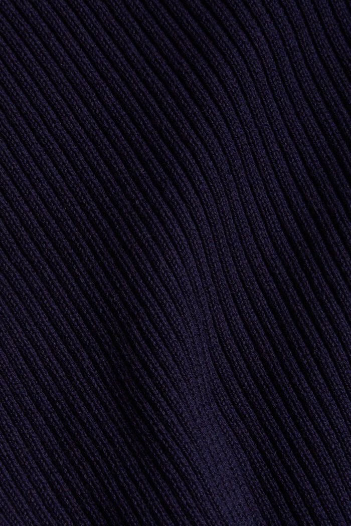 Cardigan in 100% cotone biologico, NAVY, detail image number 1