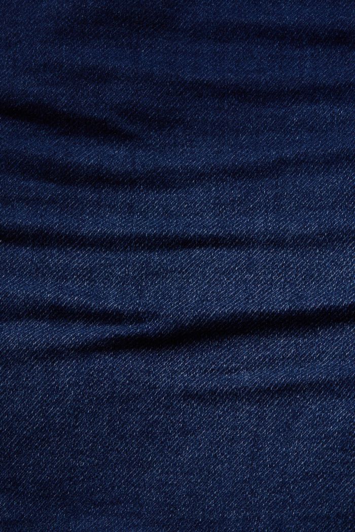 Pantaloncini in jeans stile jogger, BLUE DARK WASHED, detail image number 6