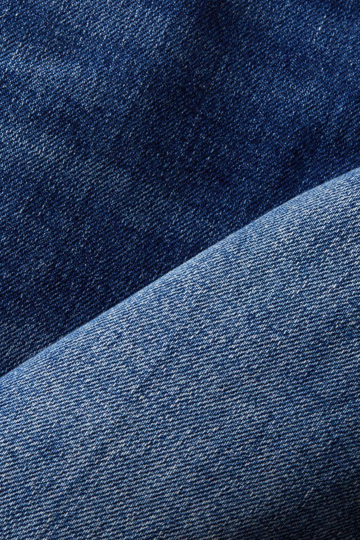 In materiale riciclato: jeans straight fit, BLUE MEDIUM WASHED, detail image number 5
