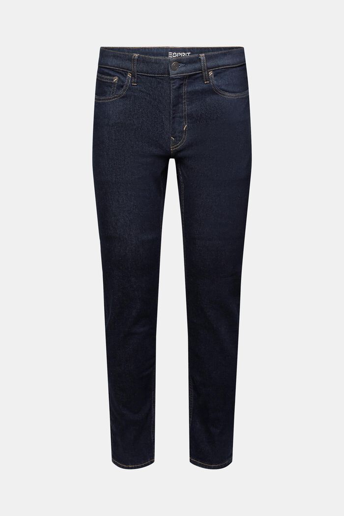 Jeans Slim Fit a vita media, BLUE RINSE, detail image number 7