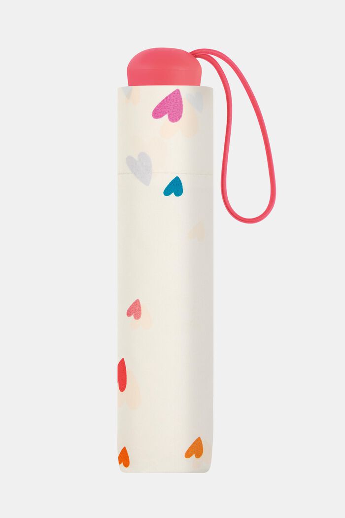 Mini ombrello per bambini con caramelle a cuore, ONE COLOR, detail image number 1