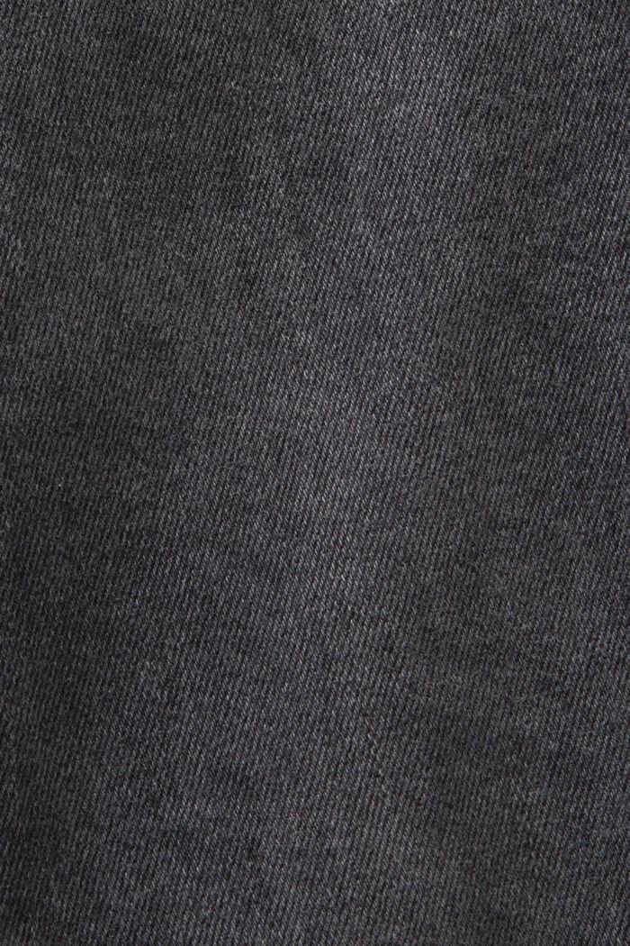 Jeans Slim Fit a vita media, BLACK DARK WASHED, detail image number 6