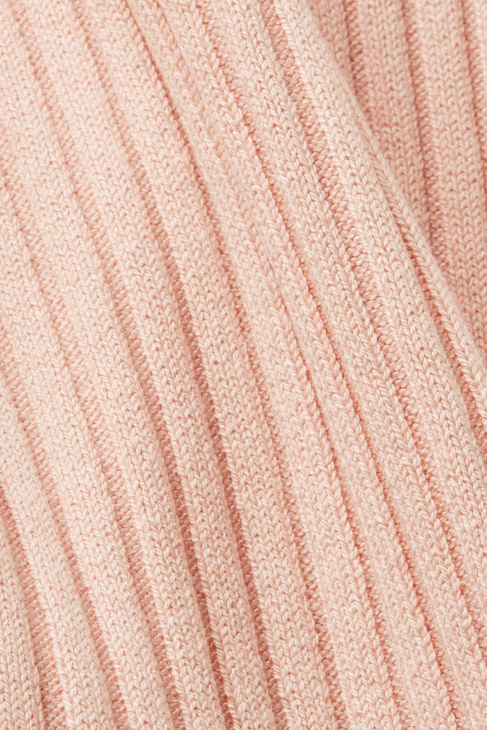 Maglia senza maniche in maglia a coste, PASTEL PINK, detail image number 4