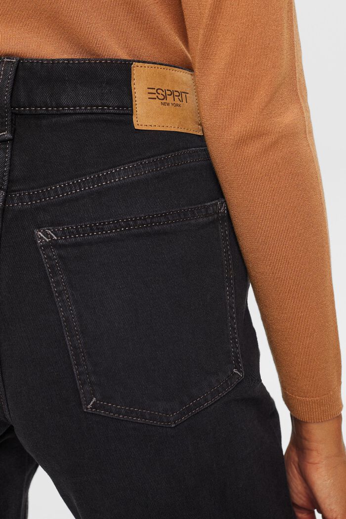 Riciclato: Jeans classici dal look rétro, BLACK DARK WASHED, detail image number 4