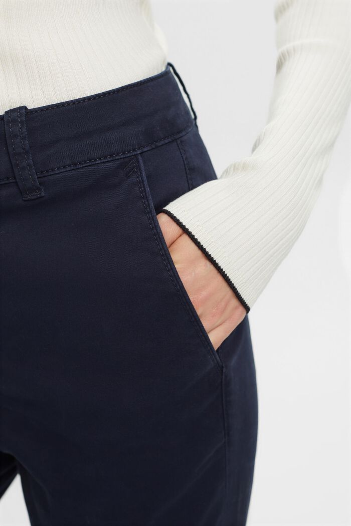 Pantaloni chino basic, NAVY, detail image number 2