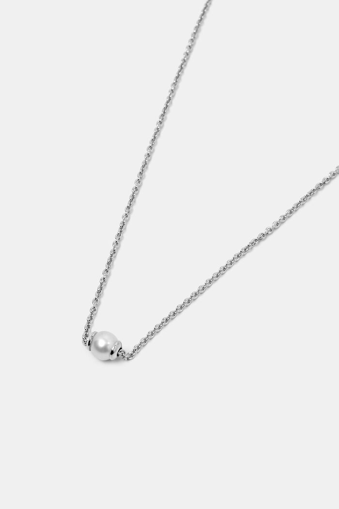 Collana delicata con pendente in argento sterling, SILVER, detail image number 1
