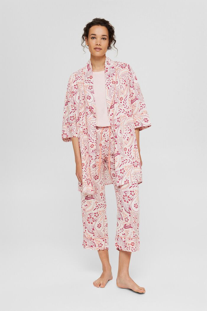 Kimono in LENZING™ ECOVERO™, LIGHT PINK, detail image number 0