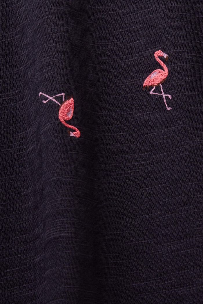 T-shirt con stampa allover, 100% cotone, NAVY, detail image number 5