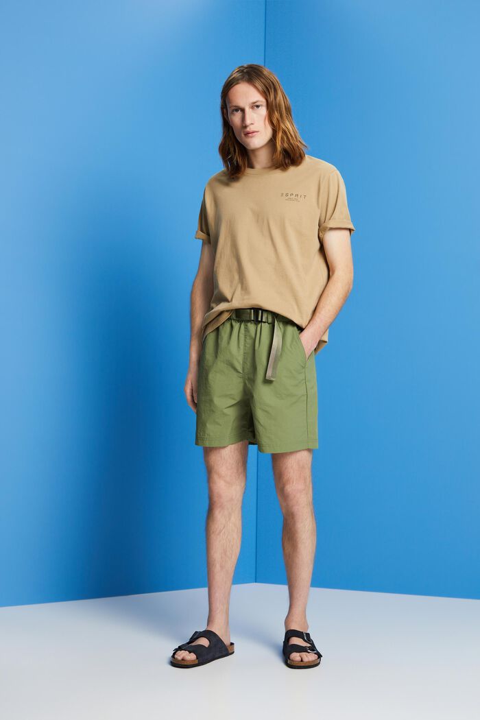 Shorts con cintura integrata, OLIVE, detail image number 5