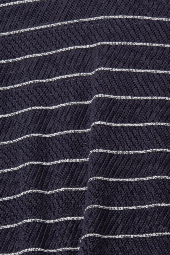Cardigan pointelle a righe, NAVY BLUE, detail image number 1