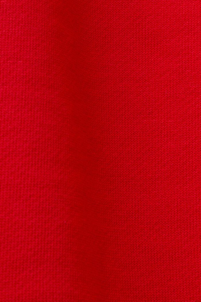 Pantaloni sportivi a righe in cotone, RED, detail image number 5