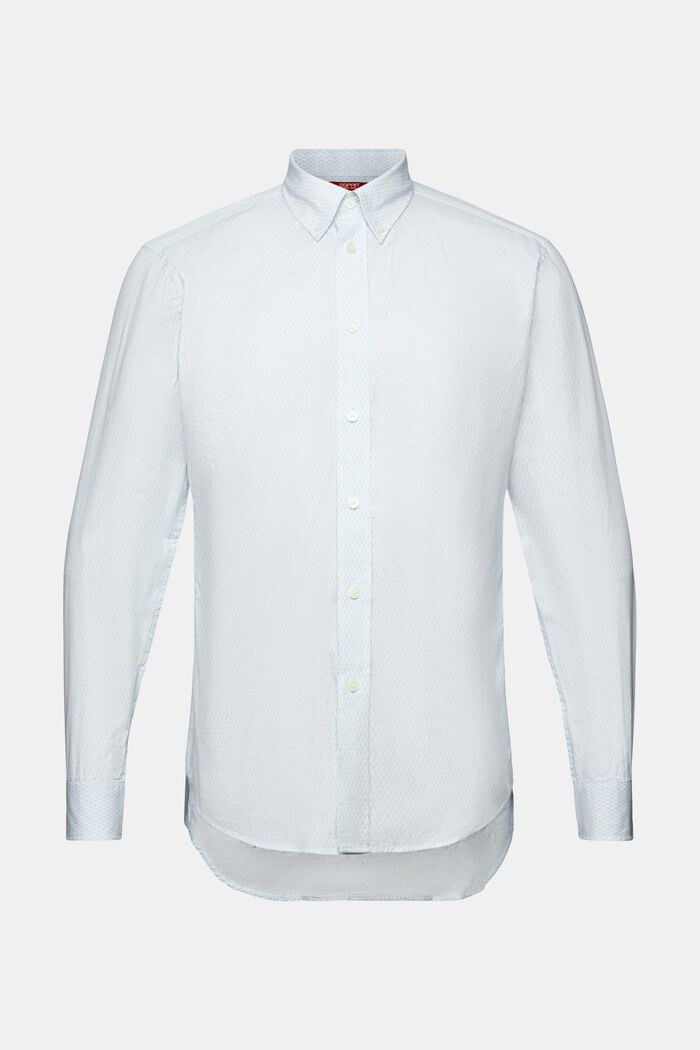Camicia relaxed fit con stampa in cotone, WHITE, detail image number 5