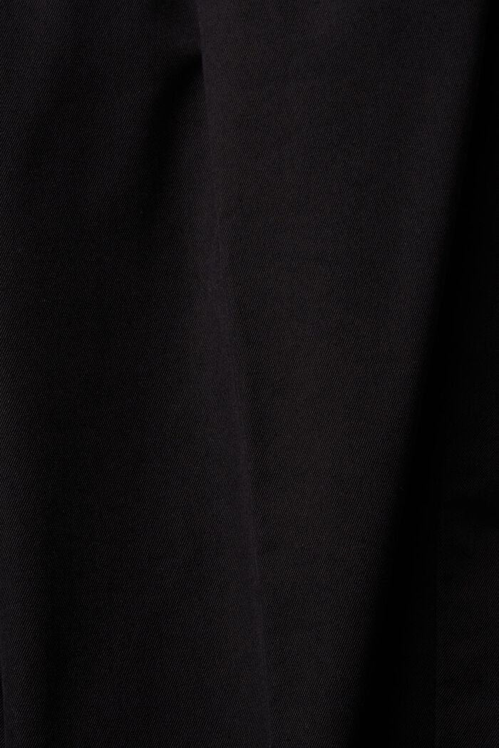 Pantaloni chino dalla vestibilità ampia, BLACK, detail image number 6