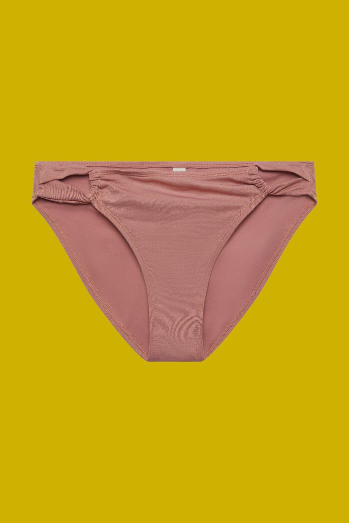 Riciclato: slip da bikini luccicanti, CINNAMON, detail image number 4
