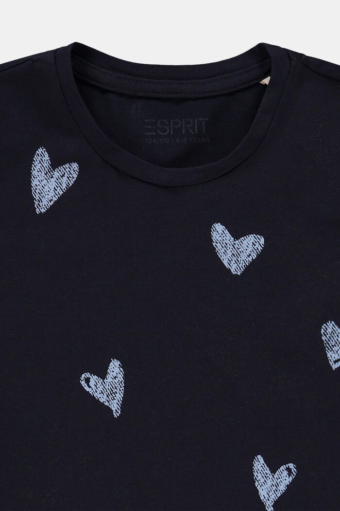 T-shirt con stampa, cotone stretch, NAVY, detail image number 2