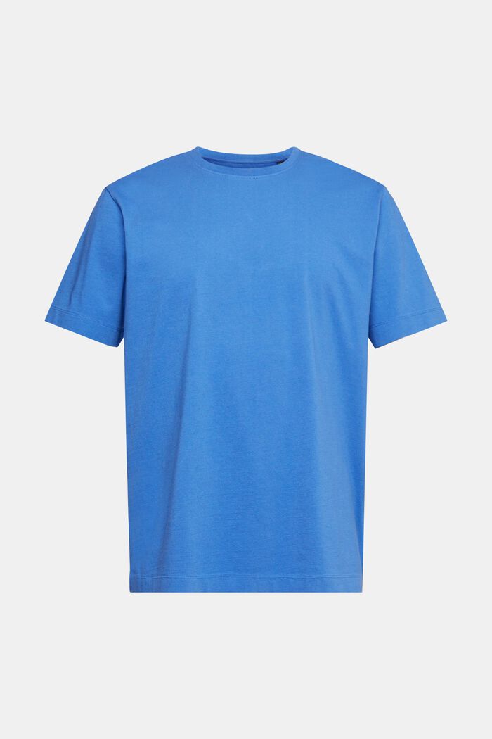 T-shirt in tinta unita, BLUE, detail image number 2