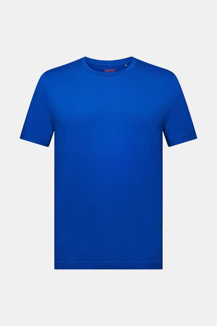 T-shirt girocollo in jersey, BRIGHT BLUE, detail image number 6
