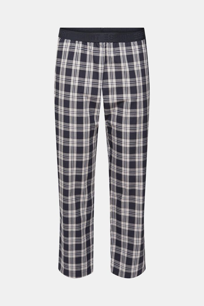 Pantaloni da pigiama a quadri, NAVY, detail image number 6