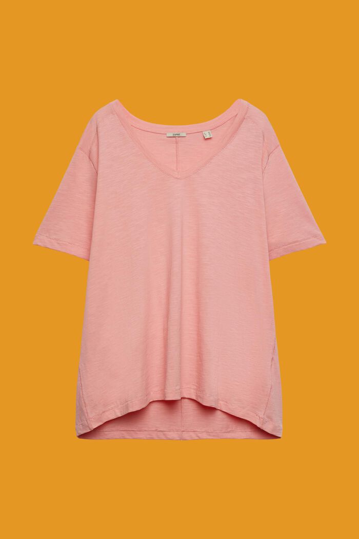 CURVY T-shirt in jersey, 100% cotone, PINK, detail image number 0