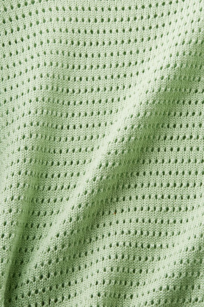 Pullover in mesh, LIGHT GREEN, detail image number 5