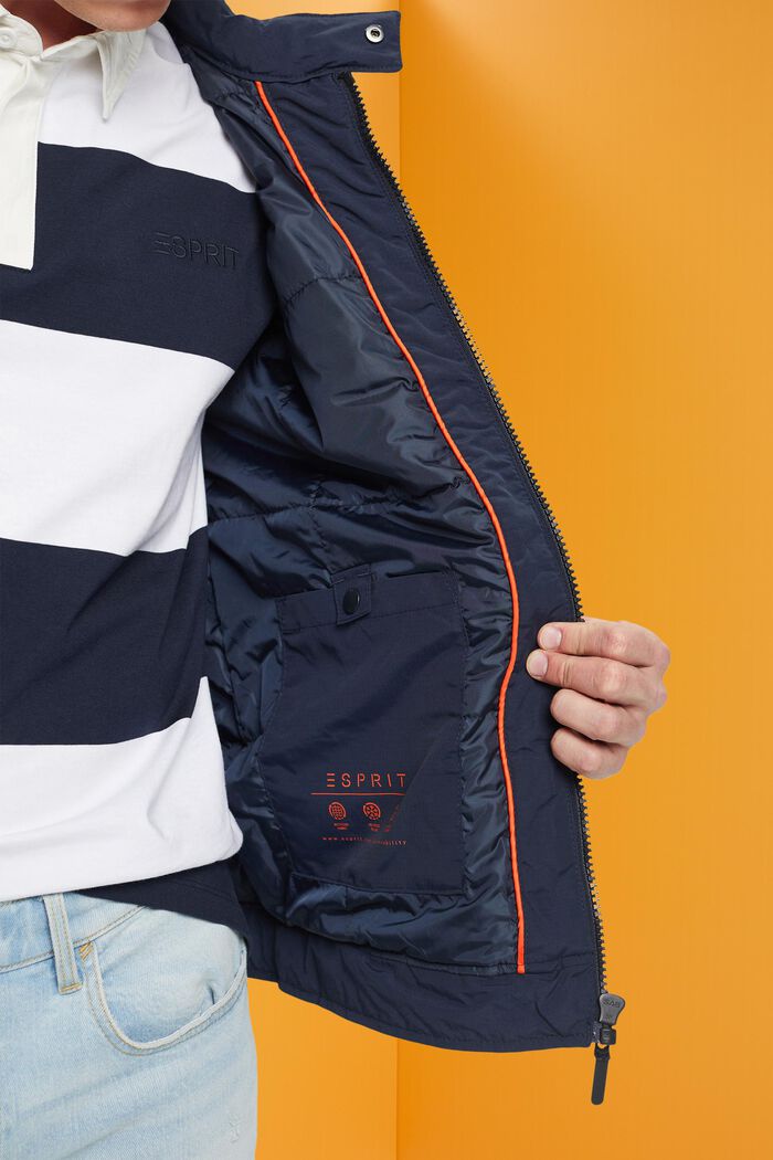 Giacca ripstop idrorepellente, NAVY, detail image number 4