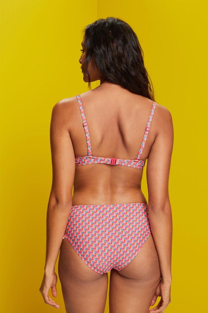 Riciclato: top bikini imbottito con ferretto, PINK FUCHSIA, detail image number 2