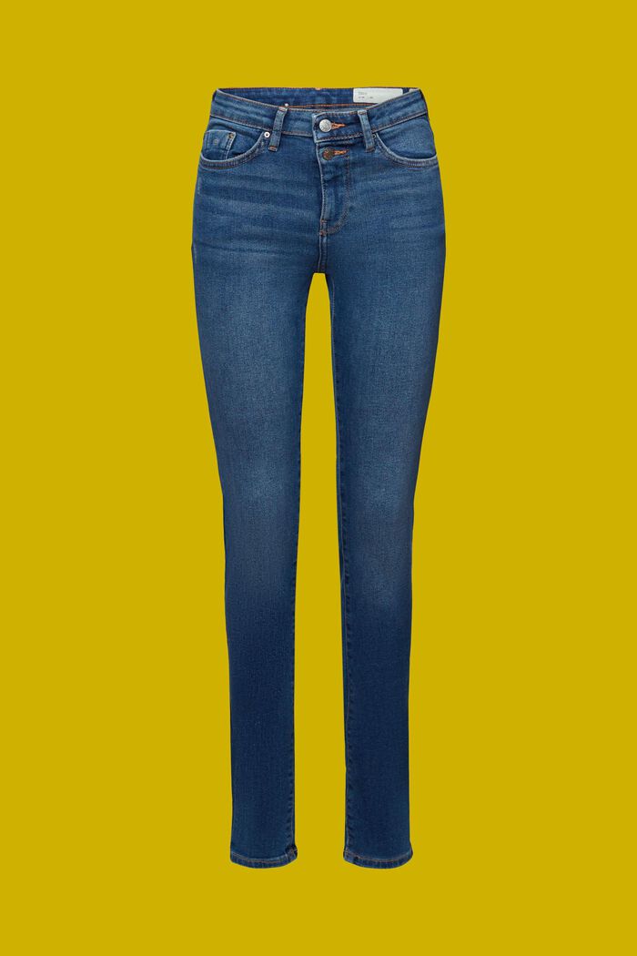 Jeans con elevata percentuale di stretch, BLUE DARK WASHED, detail image number 6