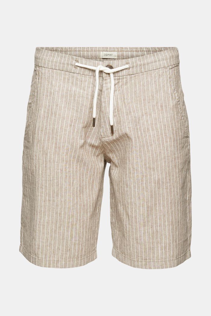 Con lino: shorts gessati