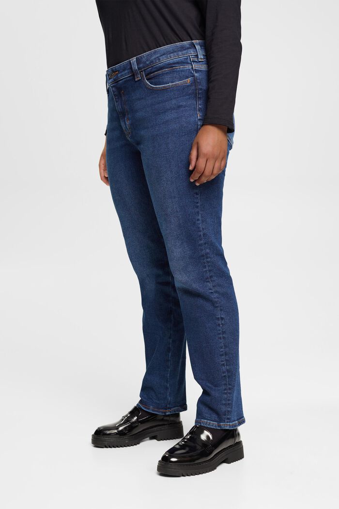 Jeans straight fit CURVY, cotone elasticizzato