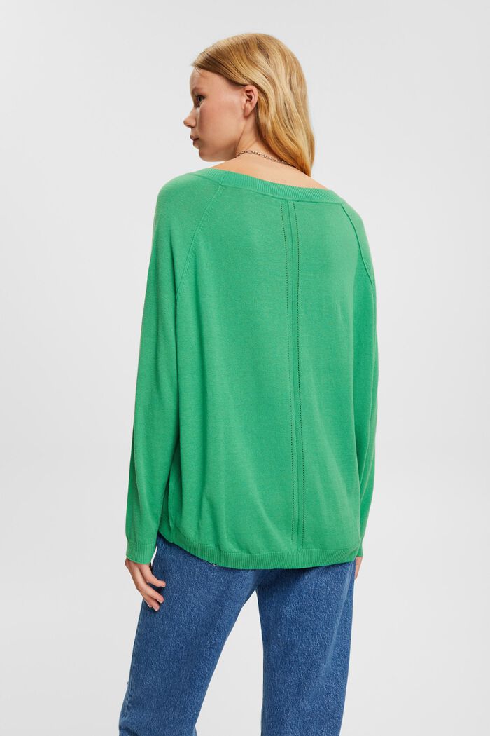 Pullover a maglia, GREEN, detail image number 3