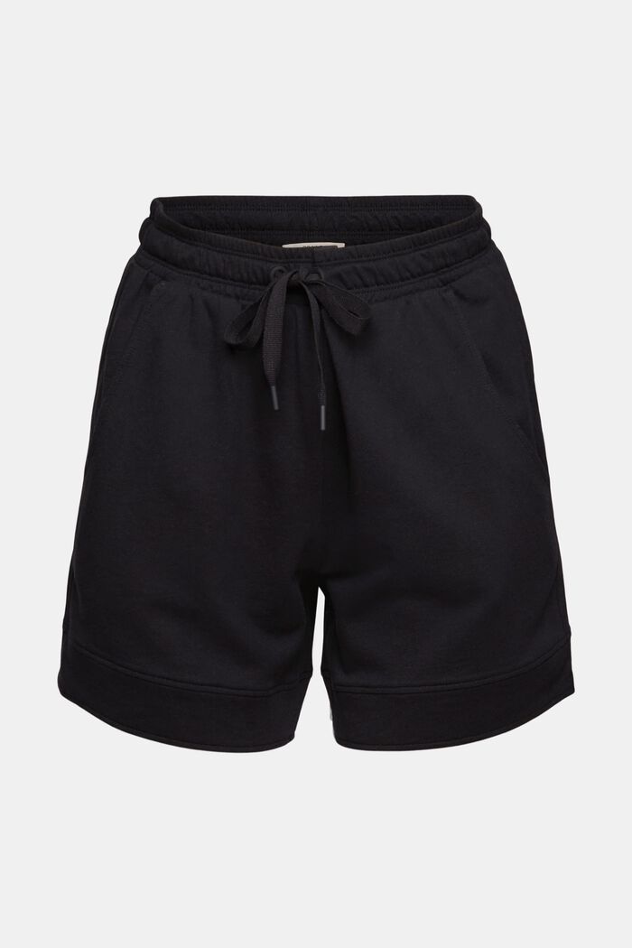 Shorts in felpa, BLACK, detail image number 7