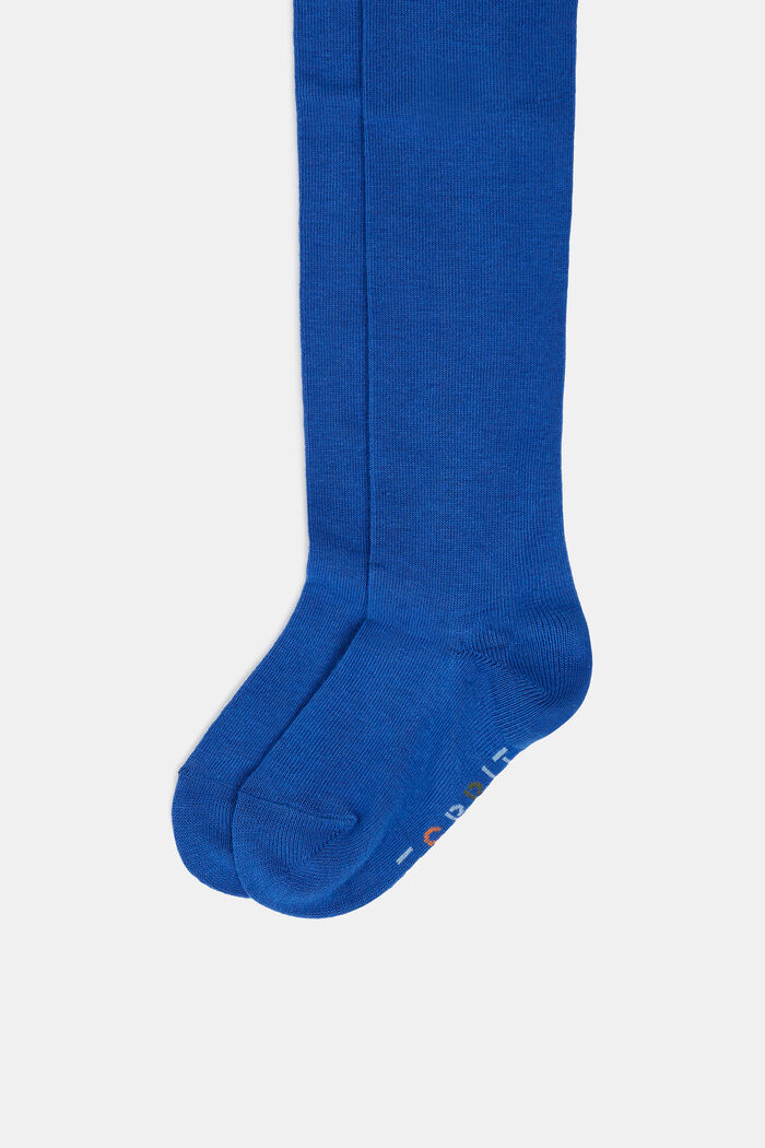Collant in misto cotone, DEEP BLUE, detail image number 1