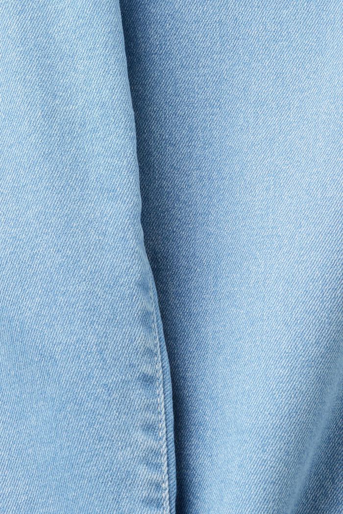 Jeans Slim Fit a vita media, BLUE LIGHT WASHED, detail image number 6
