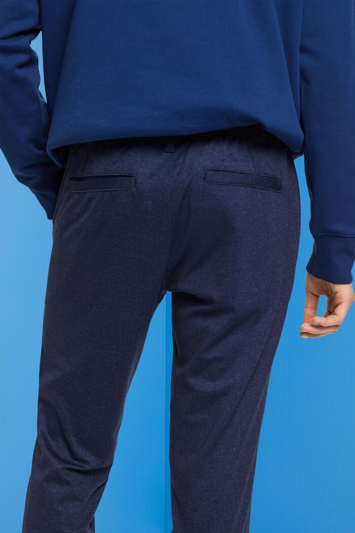 Pantaloni smart in stile jogger, DARK BLUE, detail image number 2