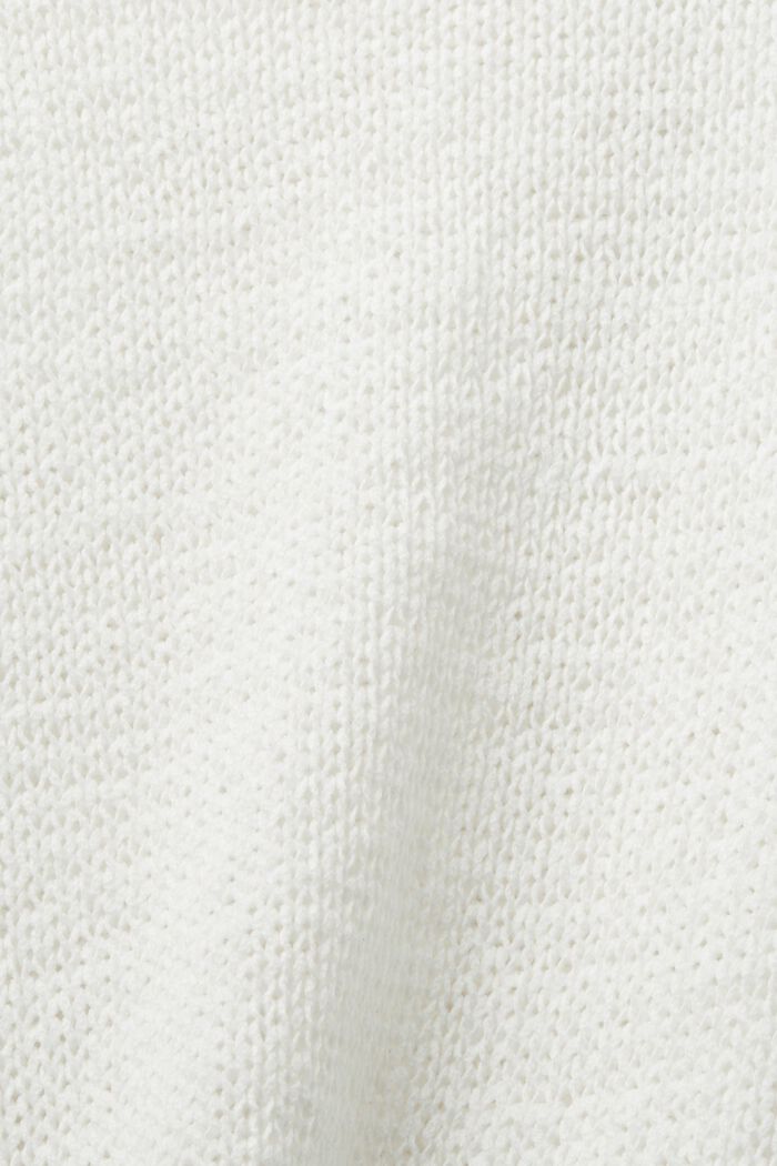 Pullover in maglia larga, OFF WHITE, detail image number 5