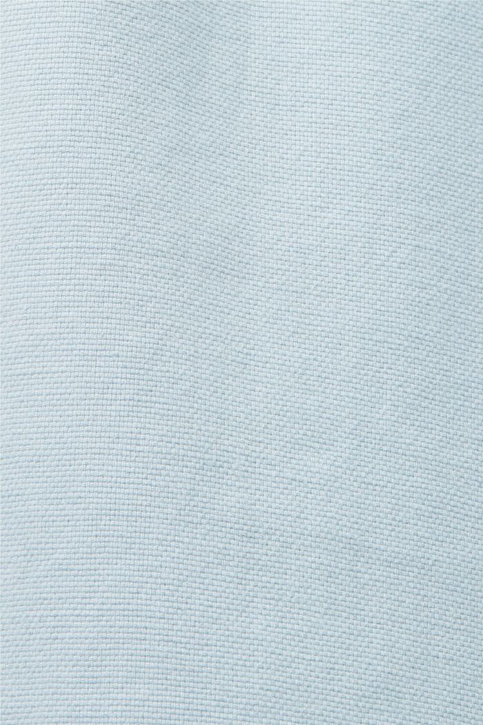 Pantaloni chino in misto lino, LIGHT BLUE LAVENDER, detail image number 6
