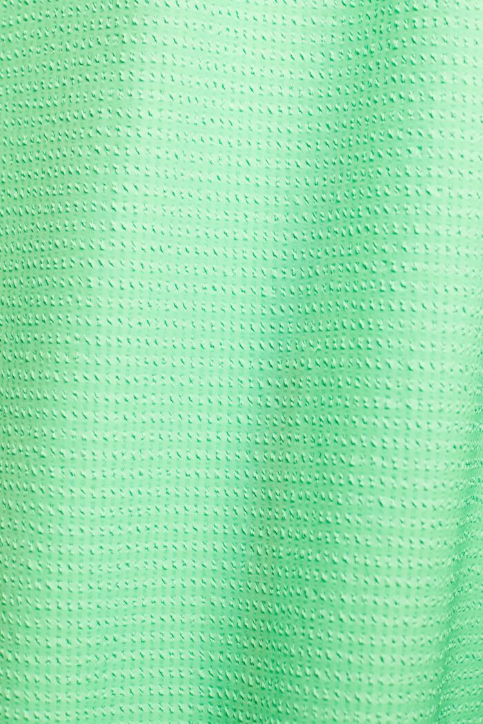 Camicia strutturata a maniche lunghe, CITRUS GREEN, detail image number 4