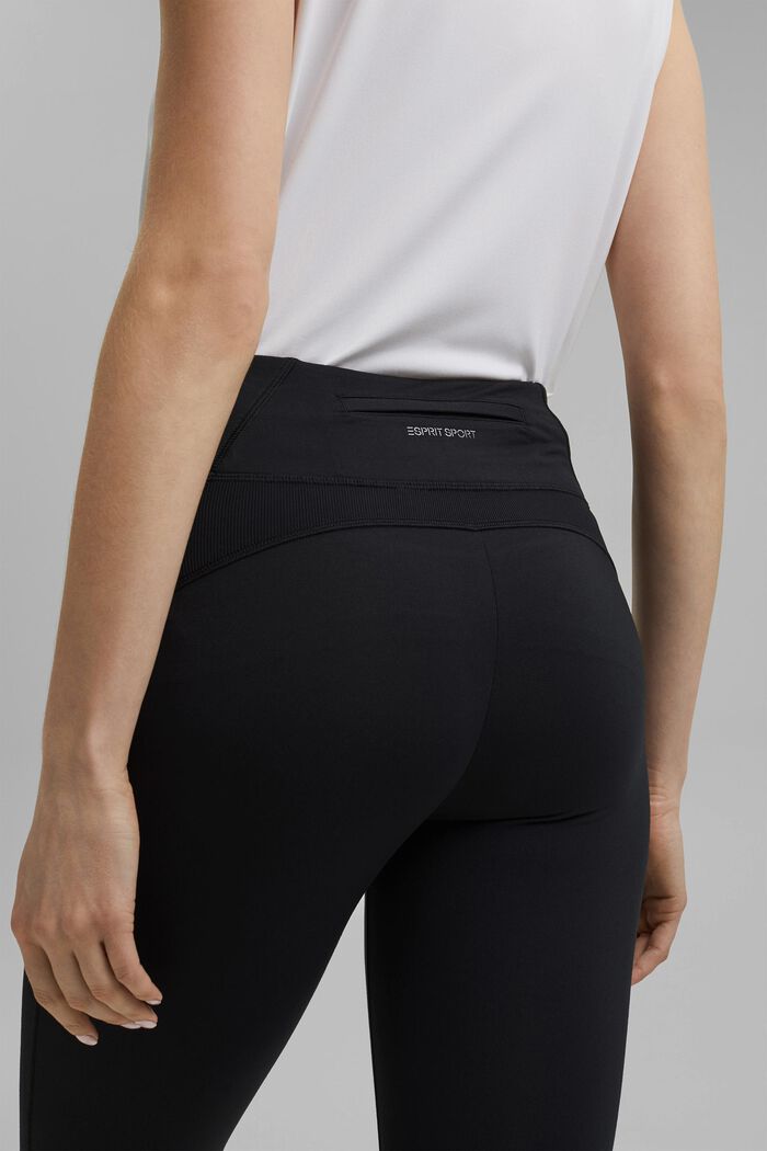 In materiale riciclato: leggings active con E- Dry, BLACK, detail image number 2