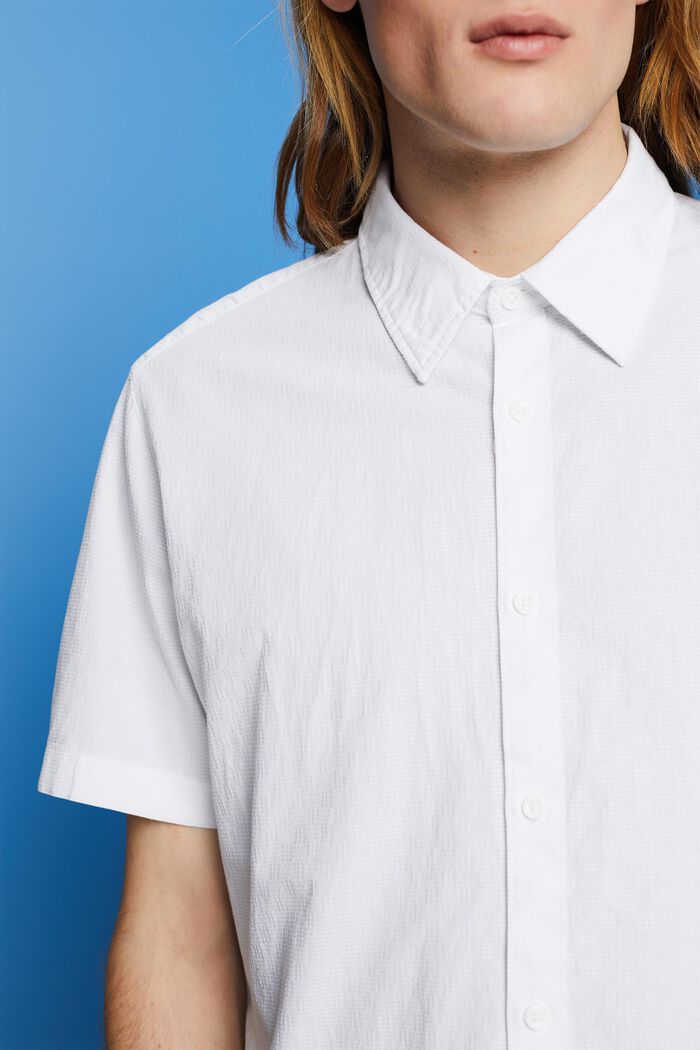 Camicia strutturata Slim Fit, WHITE, detail image number 2