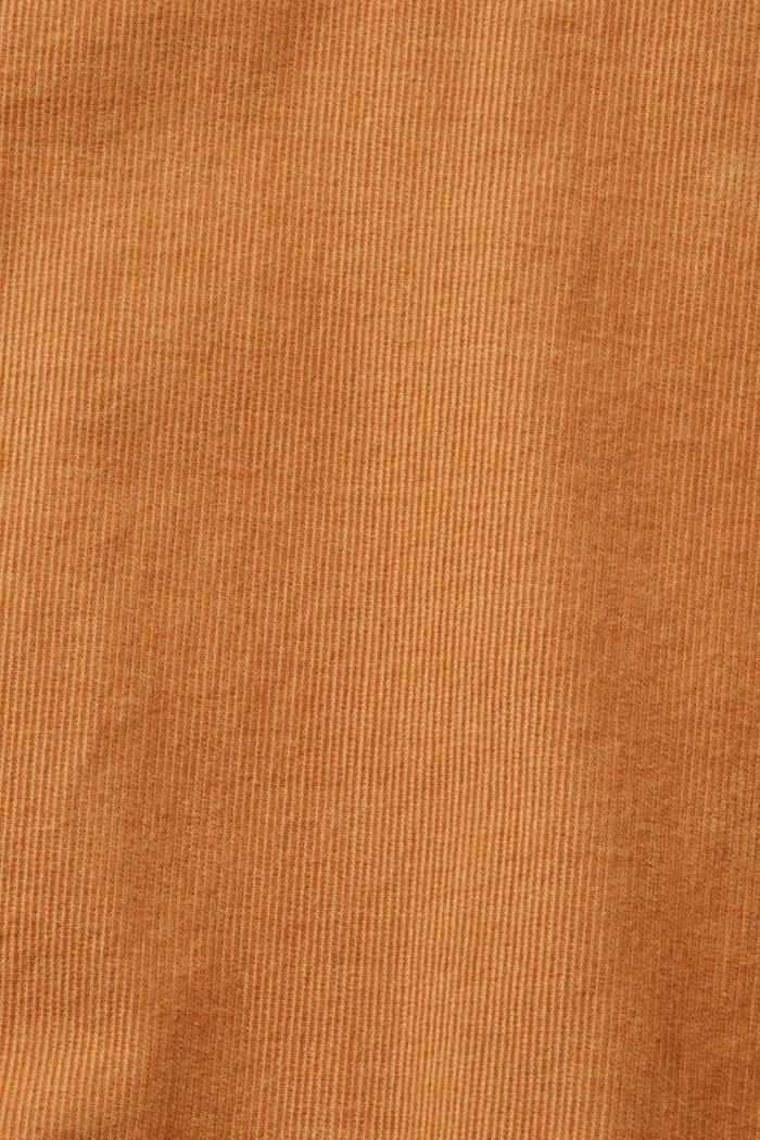 Abito mini in velluto, CARAMEL, detail image number 5