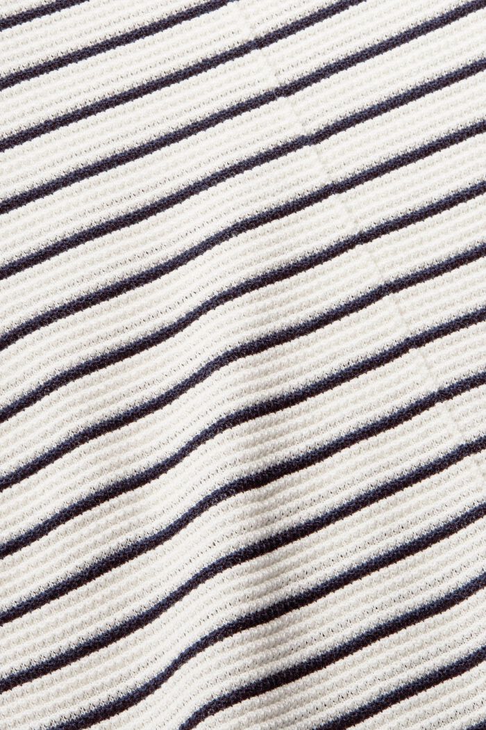 Pullover strutturato a girocollo, cotone biologico, NEW OFF WHITE, detail image number 1