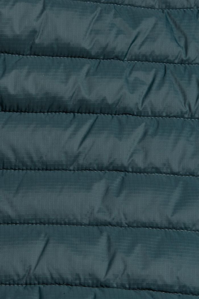 In materiale riciclato: giacca trapuntata con 3M™ Thinsulate, TEAL BLUE, detail image number 4