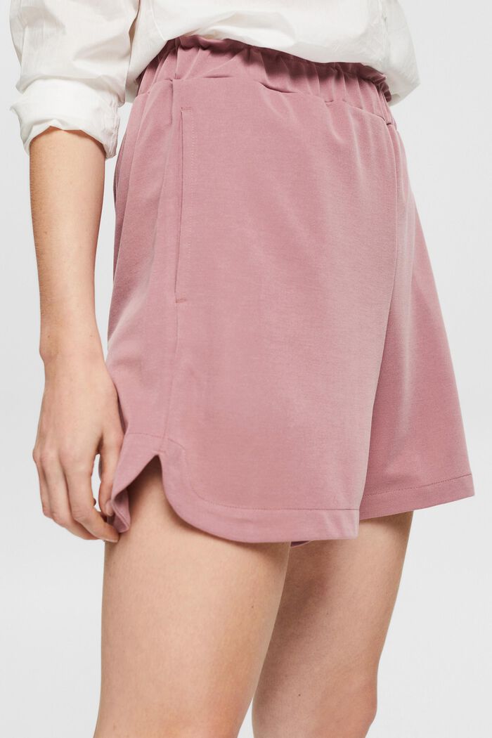 Con TENCEL™: shorts in jersey, MAUVE, detail image number 0