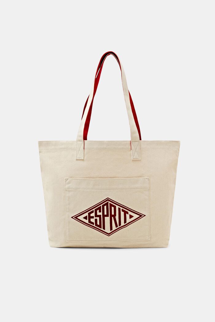 Tote Bag con logo in canvas, ICE, detail image number 0